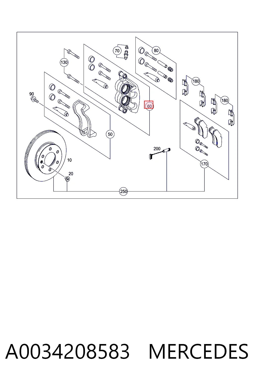 A0034208583 Mercedes