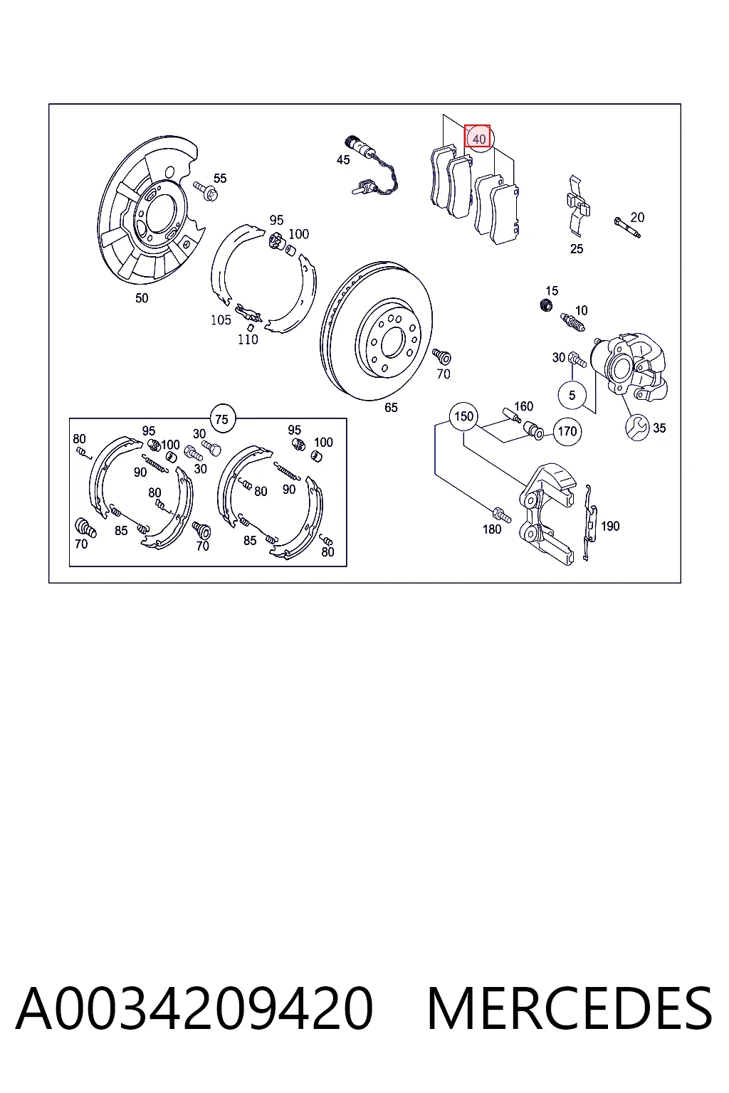 A0034209420 Mercedes