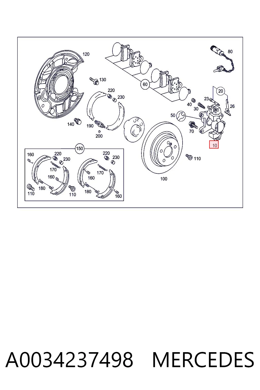 A0034237498 Mercedes