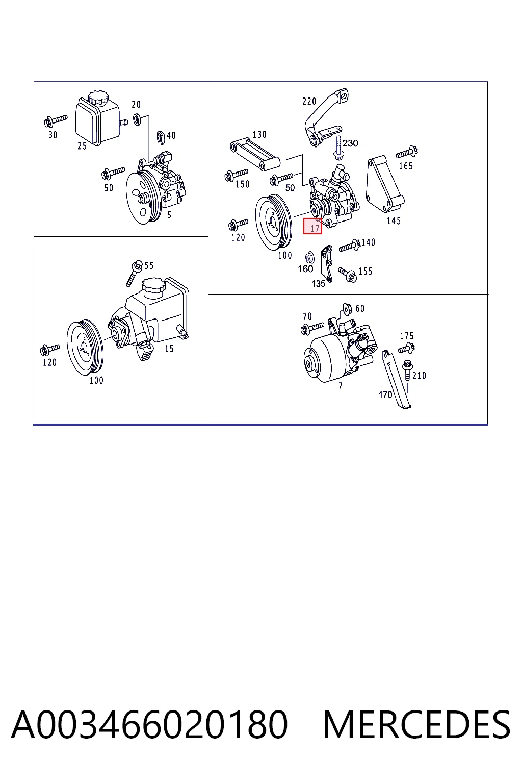 A003466020180 Mercedes