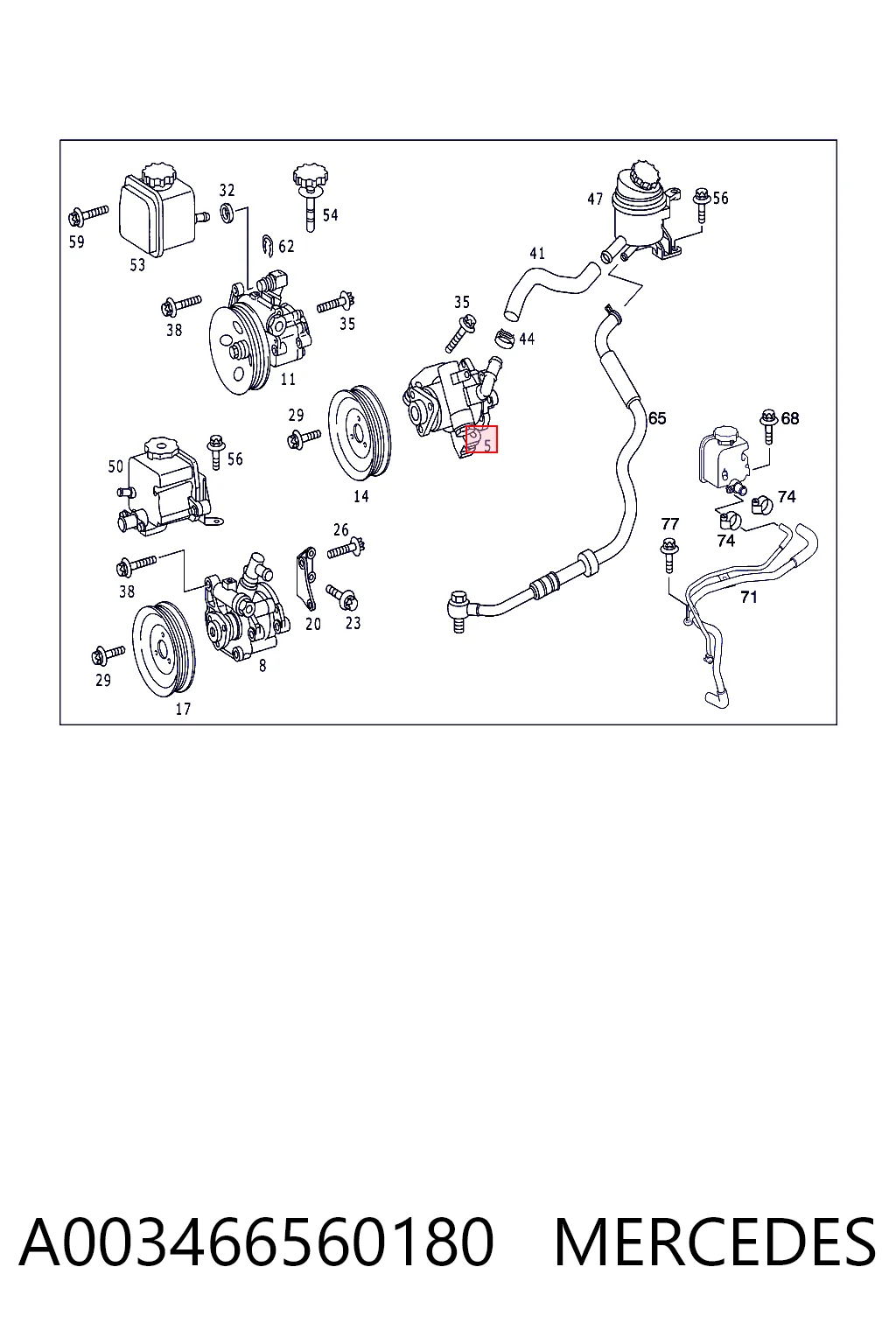 A003466560180 Mercedes