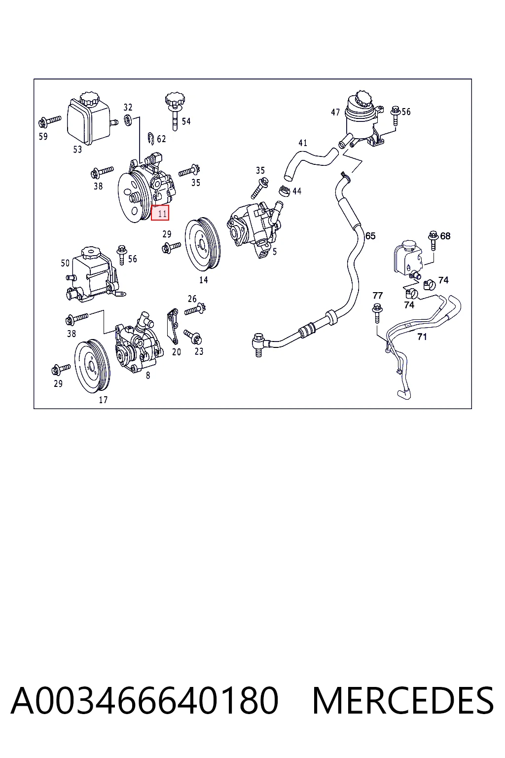 A003466640180 Mercedes