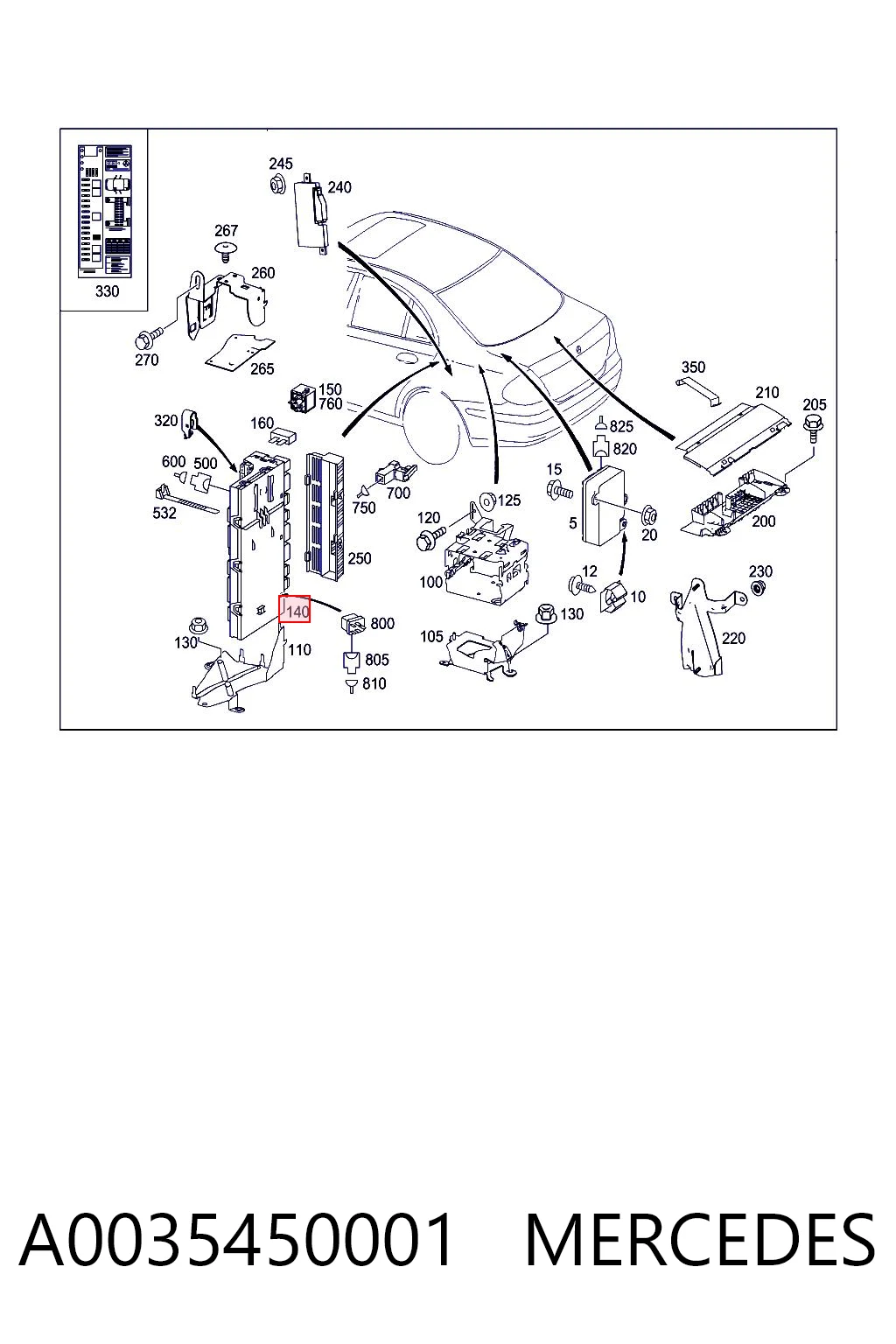 A0035450001 Mercedes