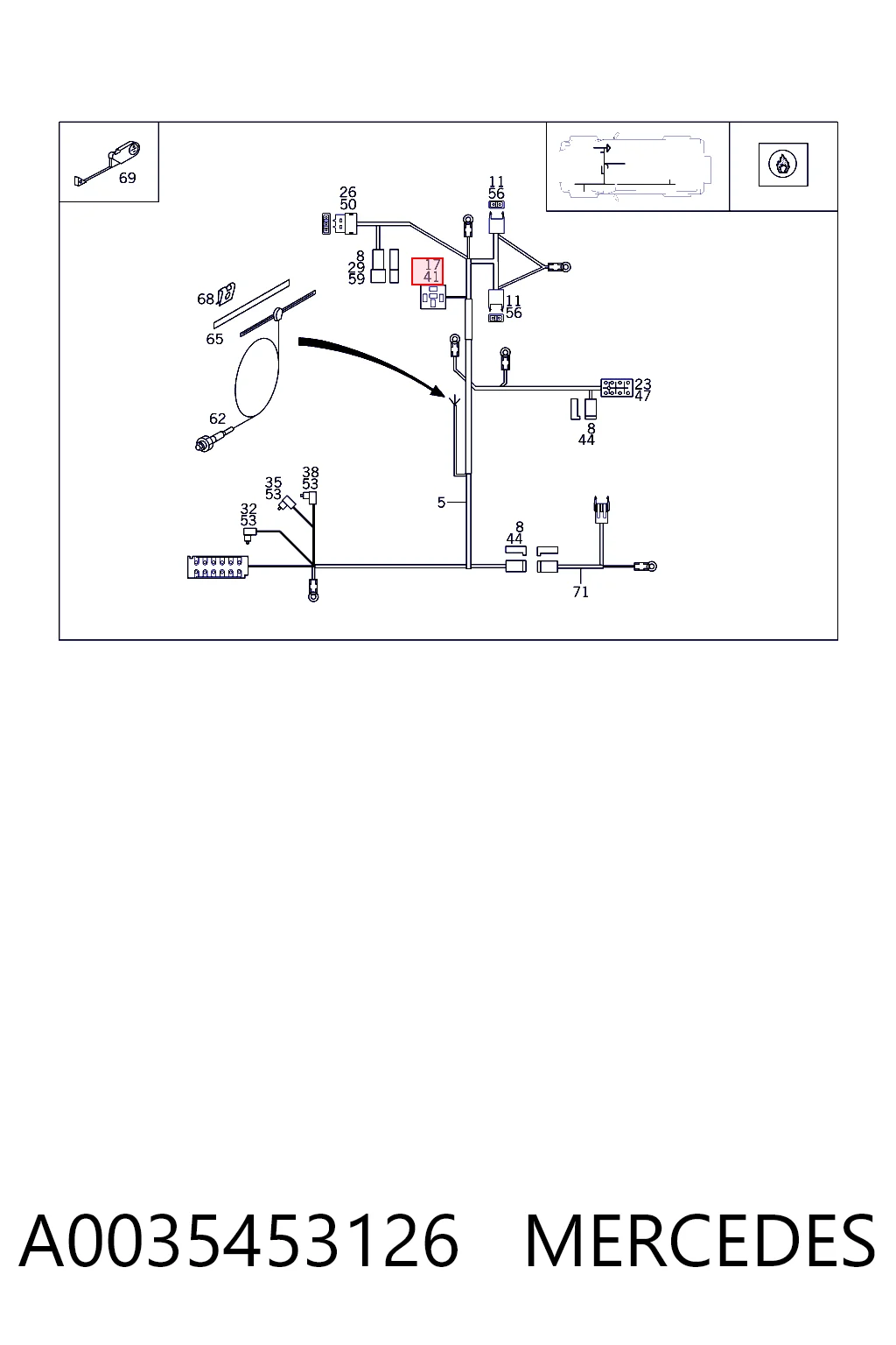 Toma eléctrica del remolque Renault (RVI) 7485135189 precio, desde 10,23 EUR
