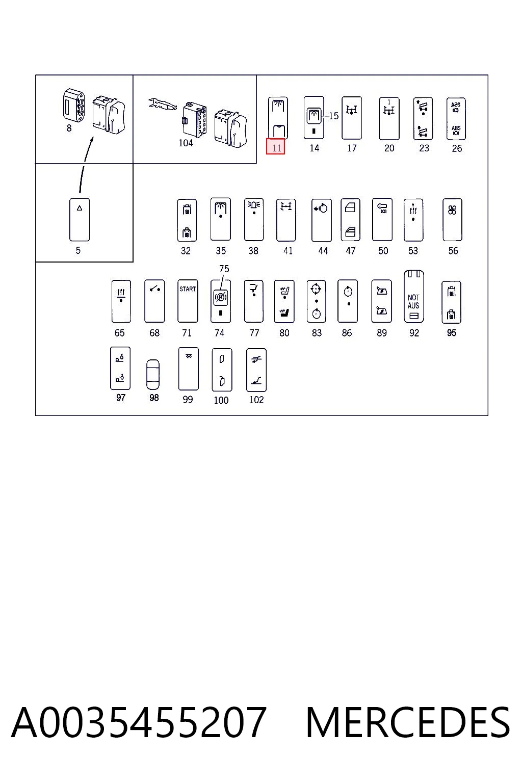 A0035455207 Mercedes