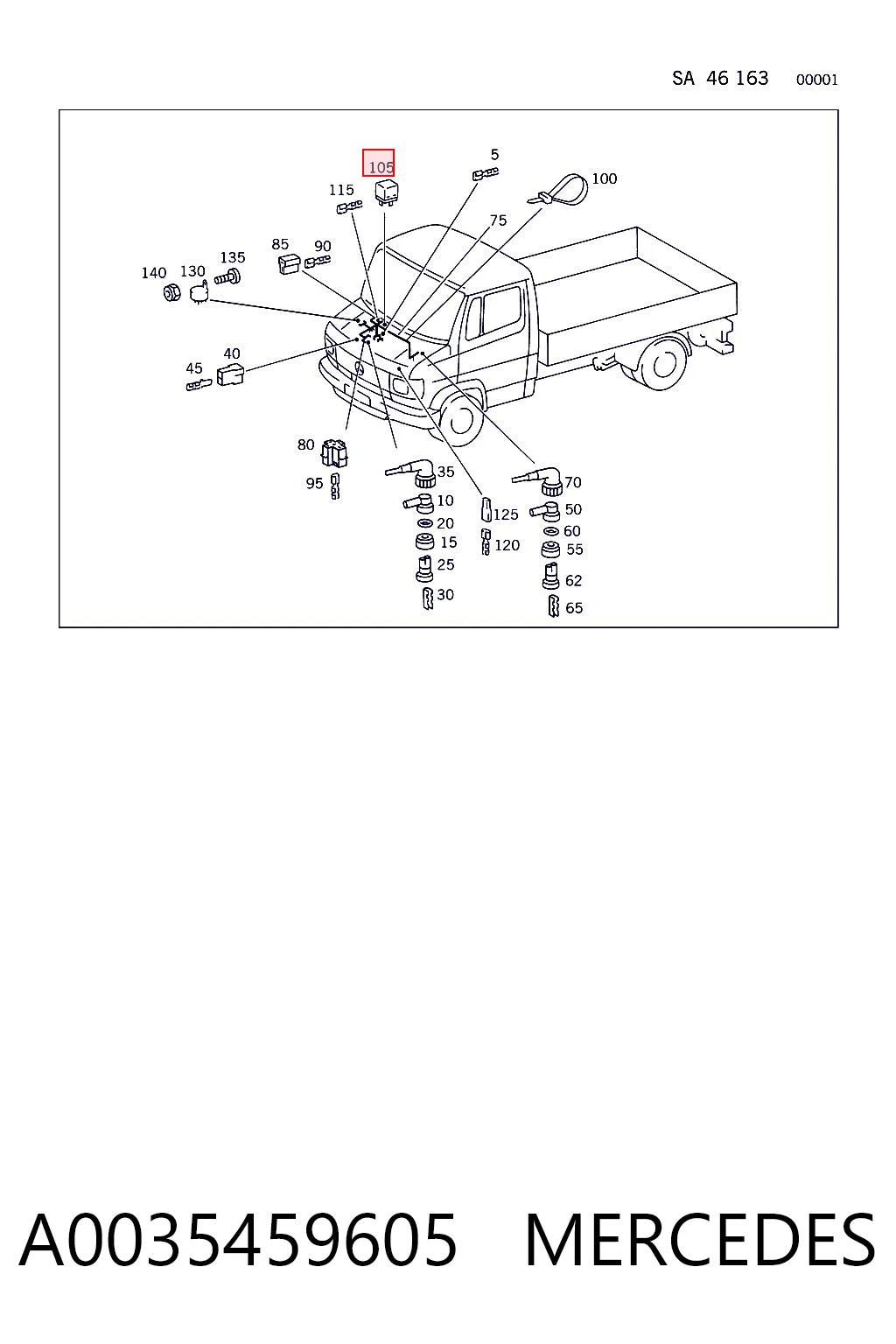 A0035459605 Mercedes