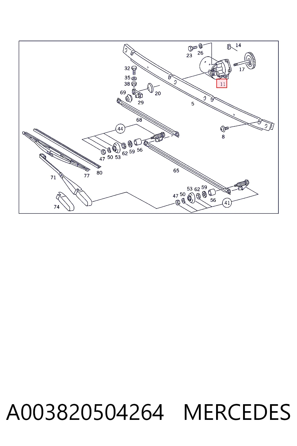 A003820504264 Mercedes