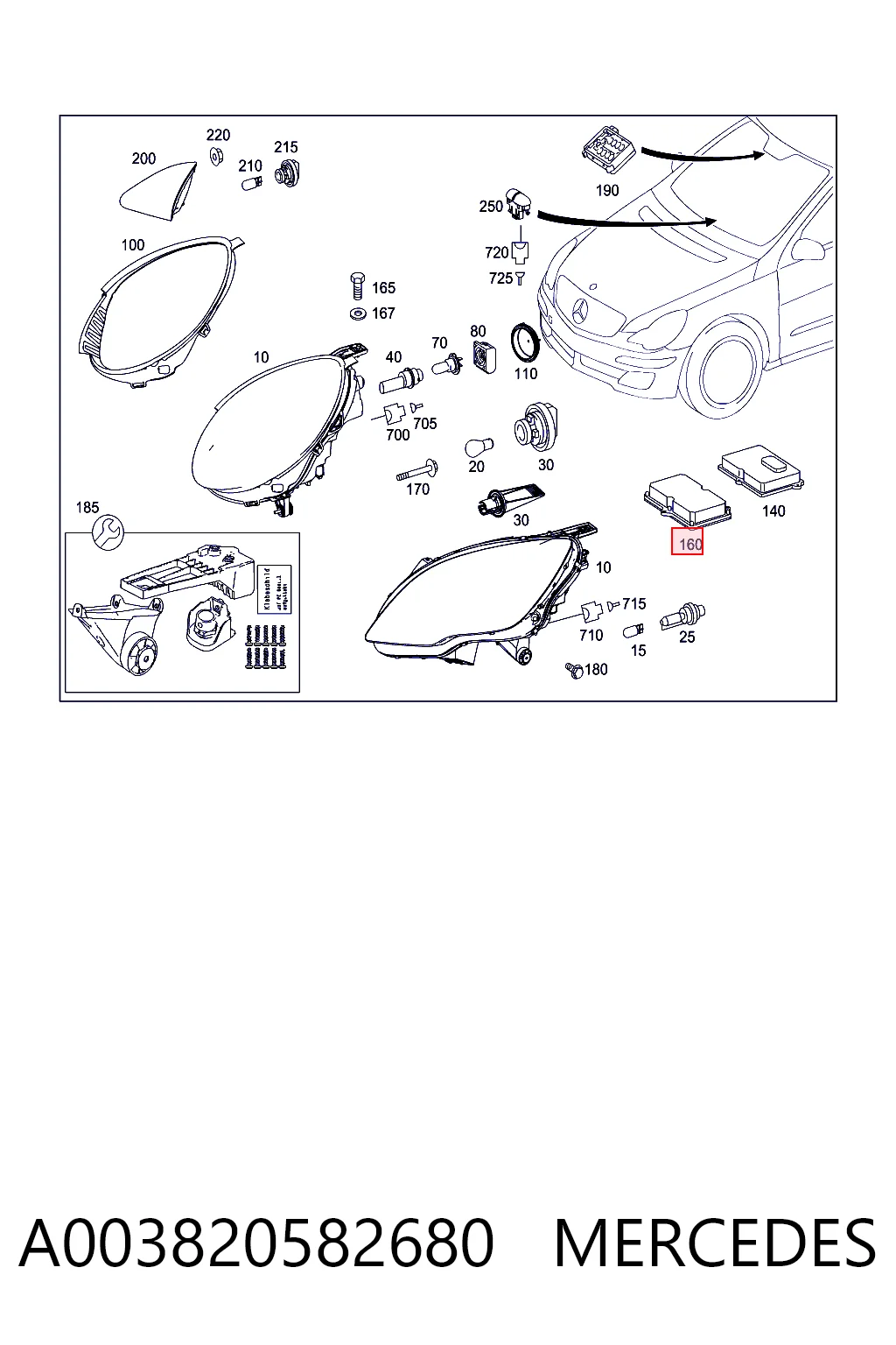 A003820582680 Mercedes