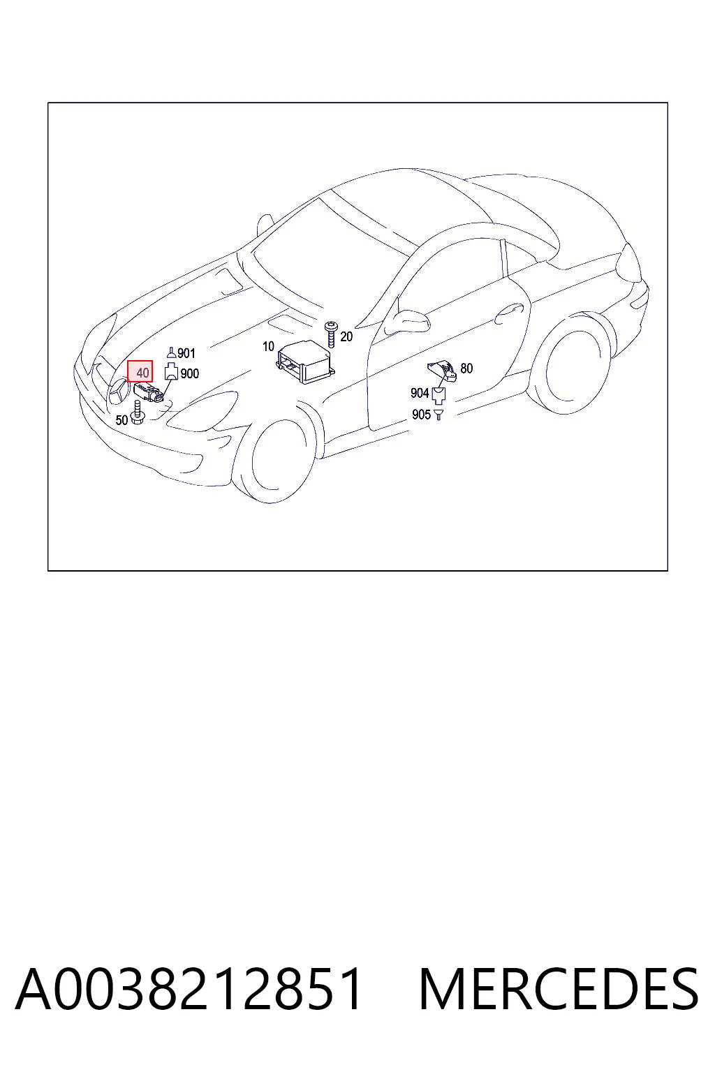 A0038212851 Mercedes