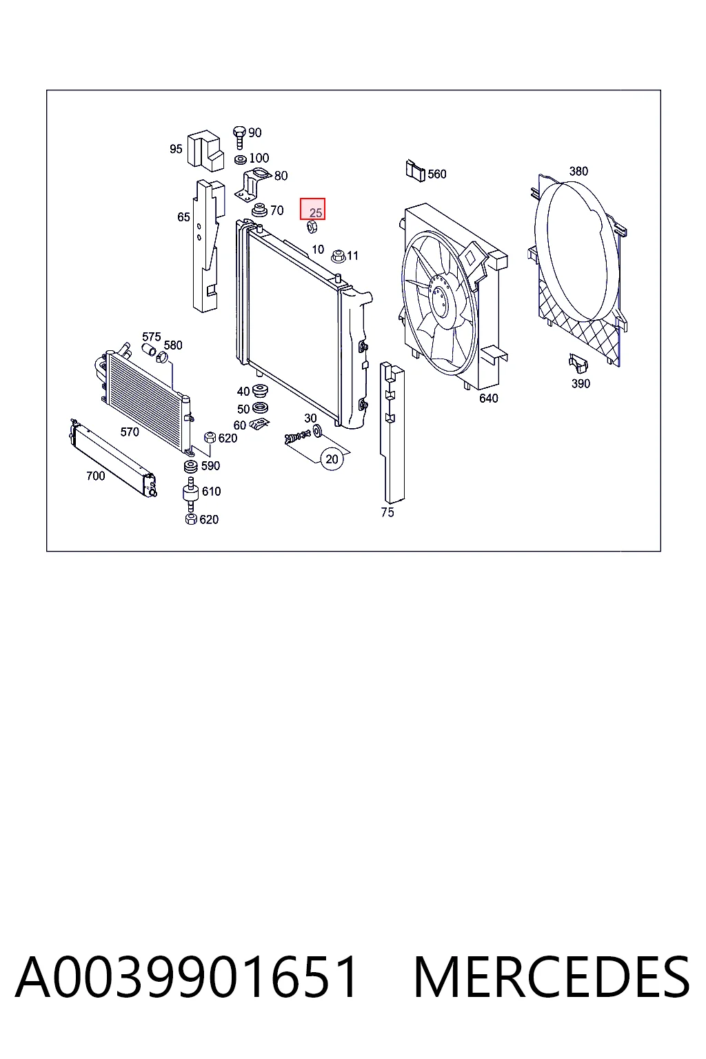 A0039901651 Mercedes