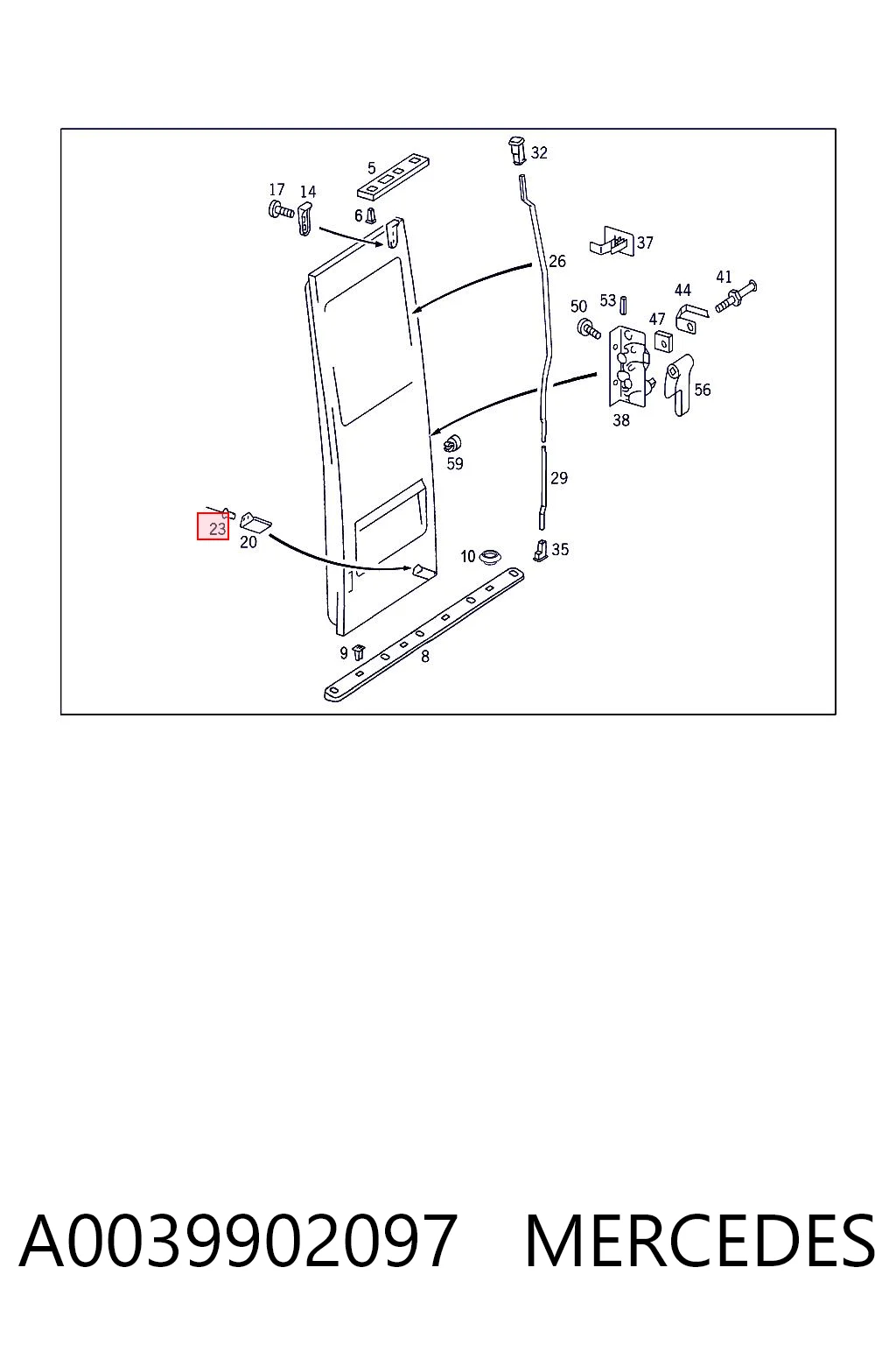 A0039902097 Mercedes