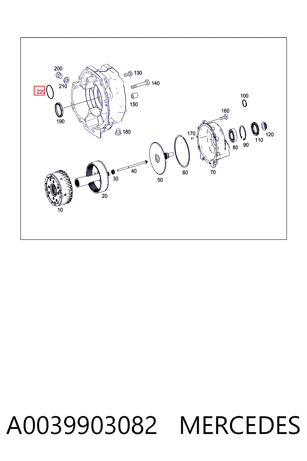A0039903082 Mercedes