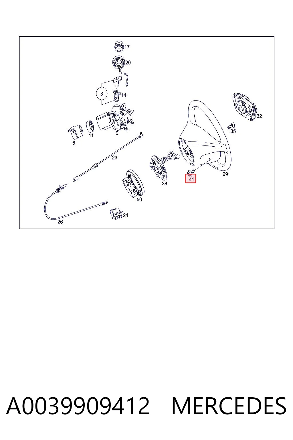 A0039909412 Mercedes