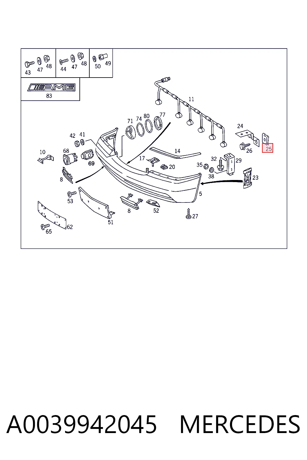A0039942045 Mercedes