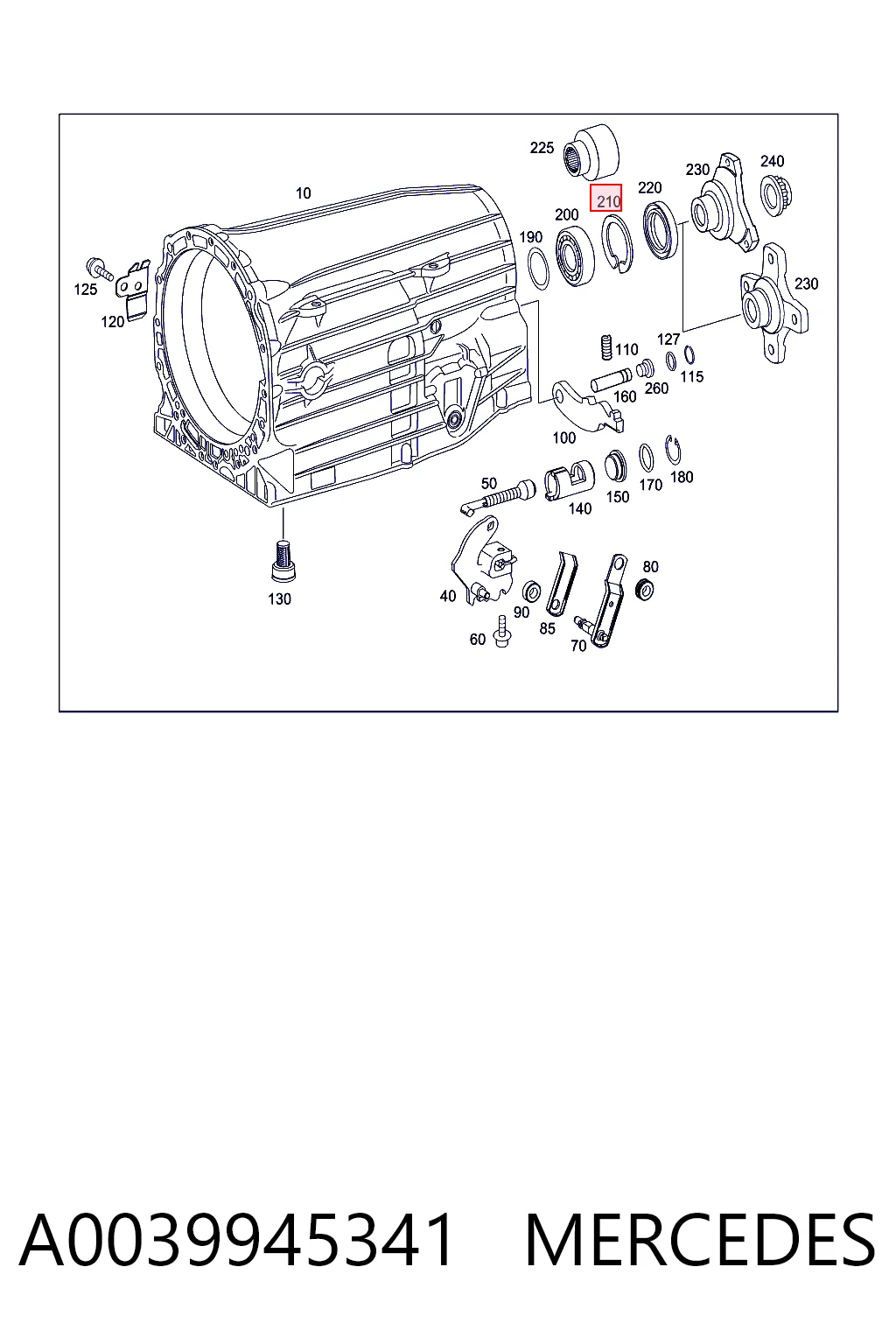 A0039945341 Mercedes