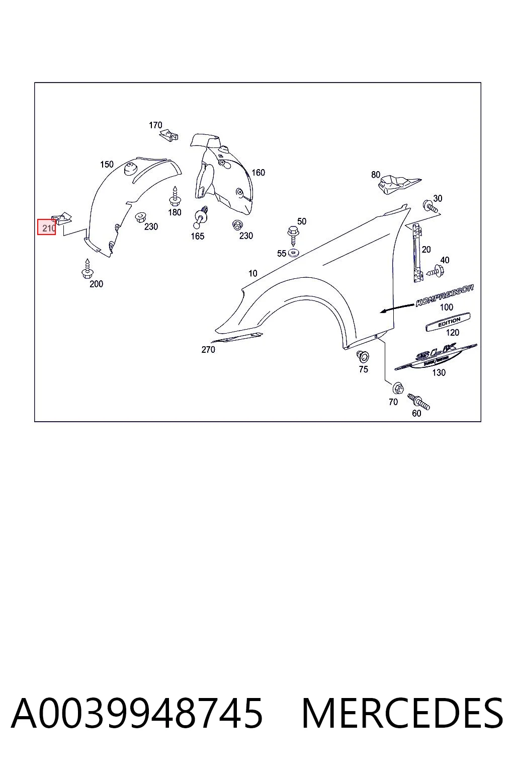 A0039948745 Mercedes