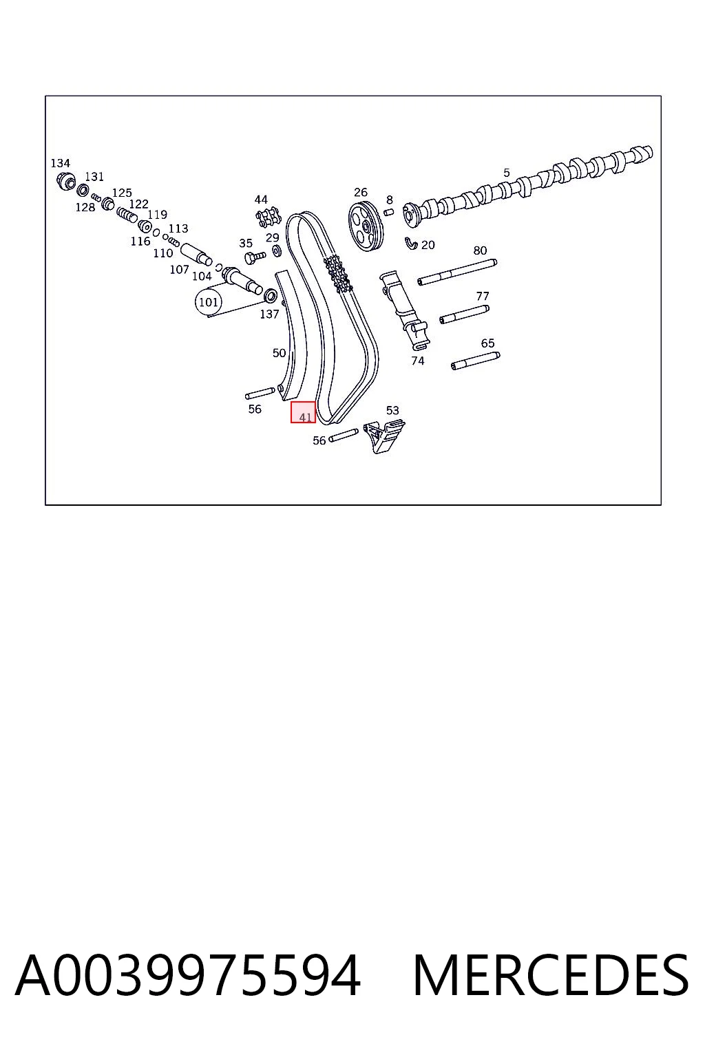 A0039975594 Mercedes