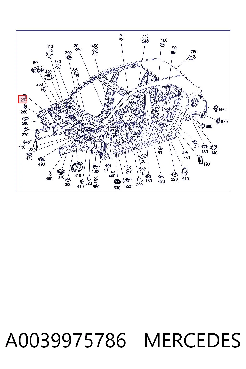 A0039975786 Mercedes