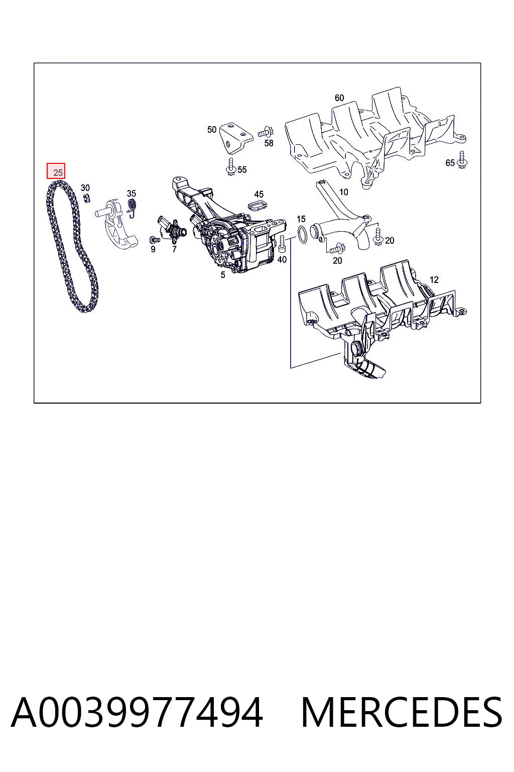 A0039977494 Mercedes