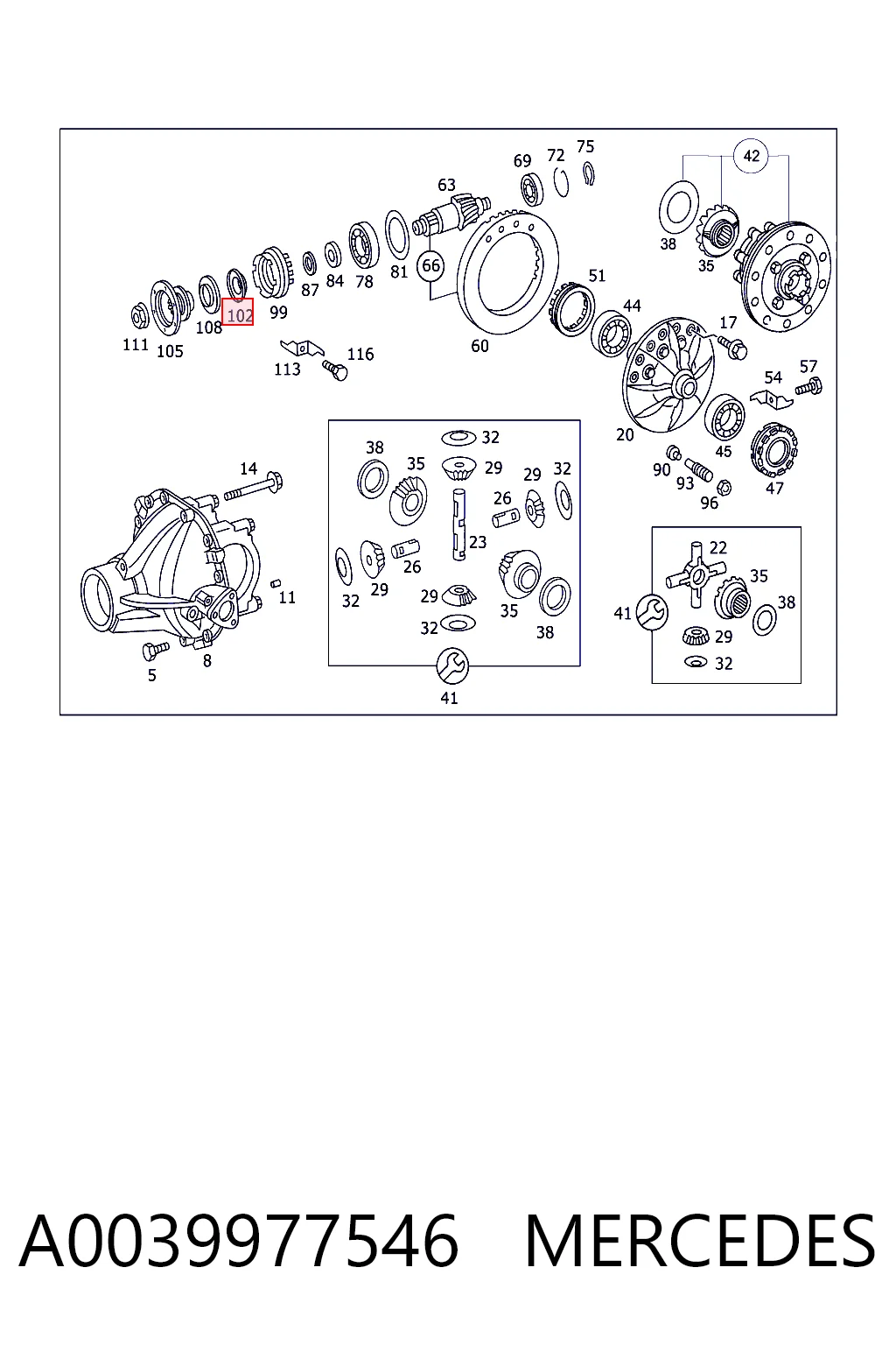 A0039977546 Mercedes