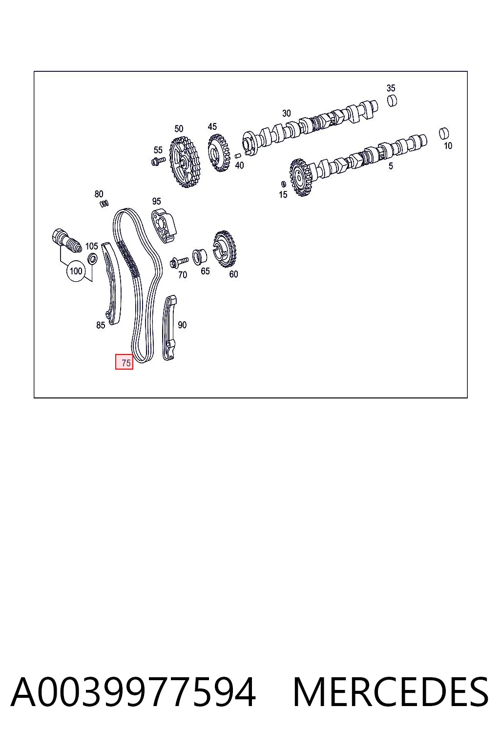 A0039977594 Mercedes