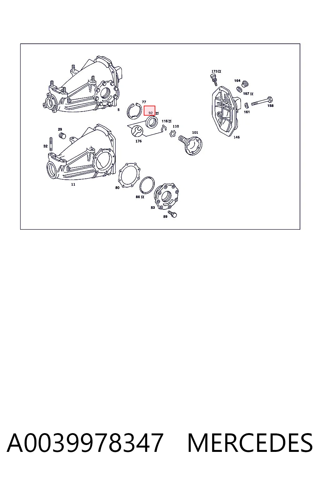 A0039978347 Mercedes