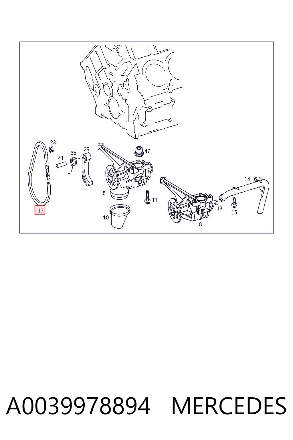 A0039978894 Mercedes