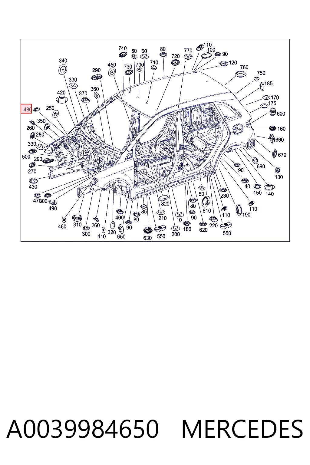 A0039984650 Mercedes