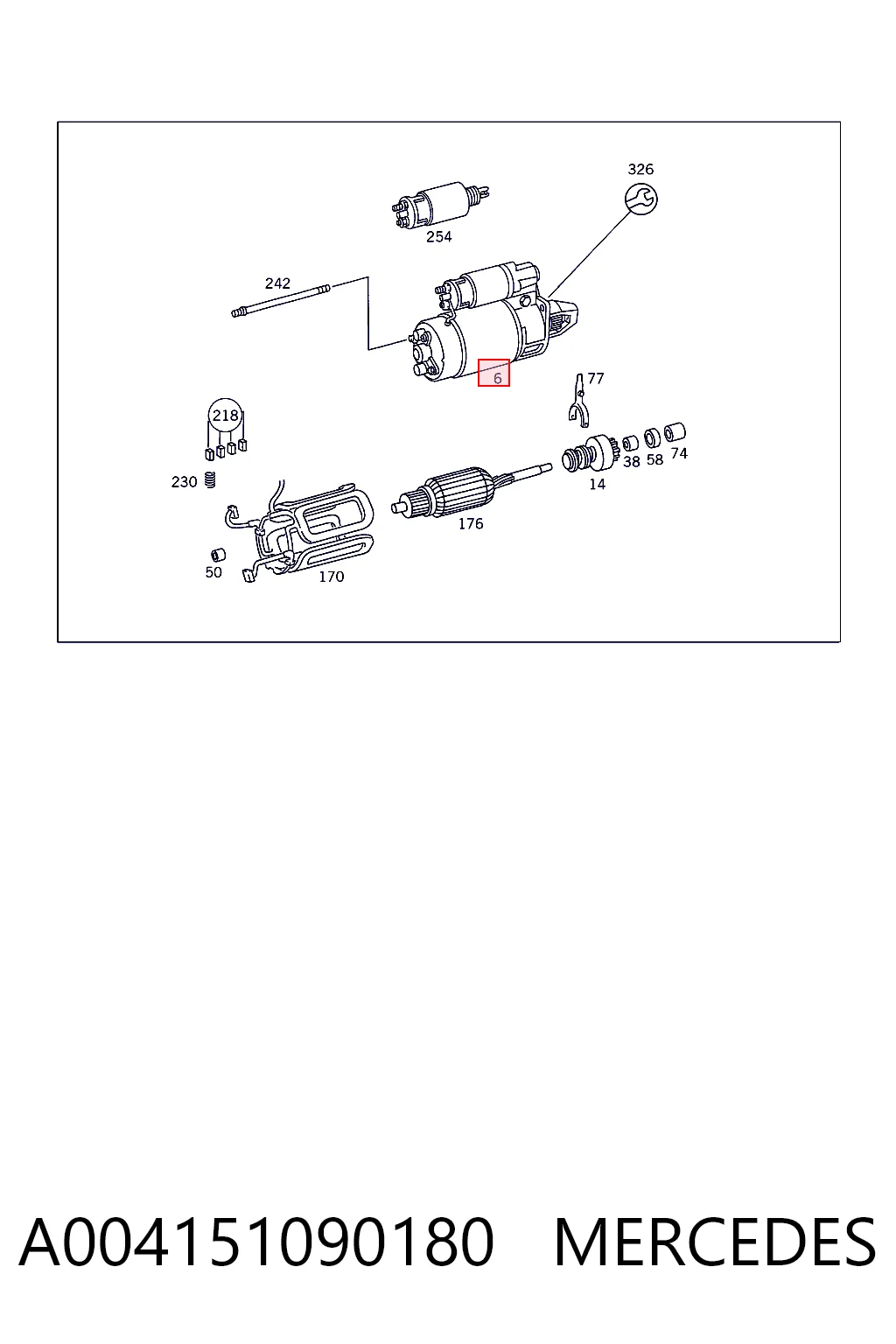 Comprar Motor de arranque Mercedes 100  631 a bajo precio