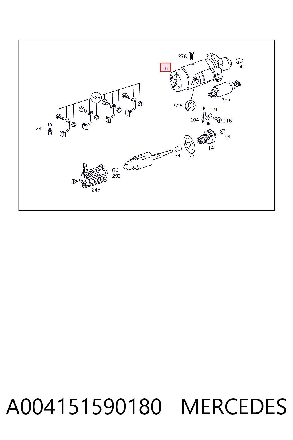 A004151590180 Mercedes