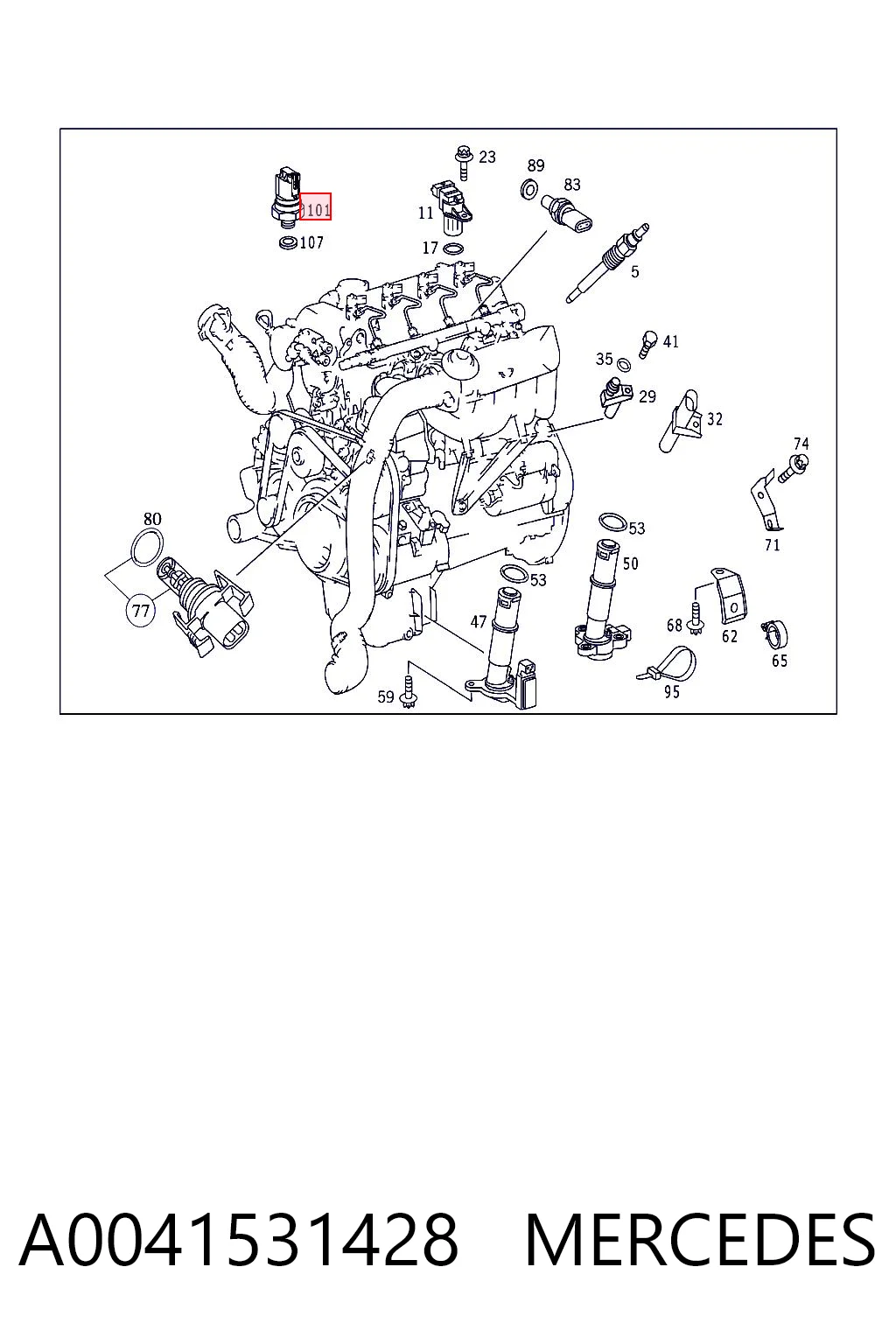 A0041531428 Mercedes