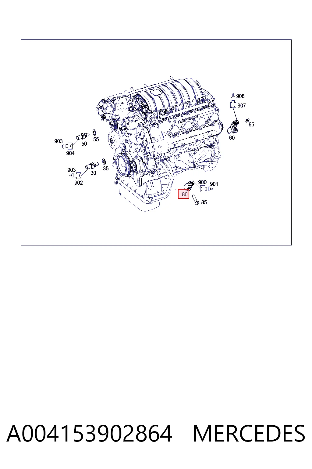 Sensor de picado para Mercedes E  (W212)