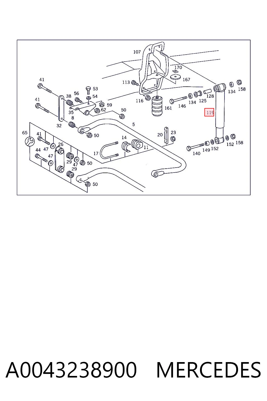 A0043238900 Mercedes