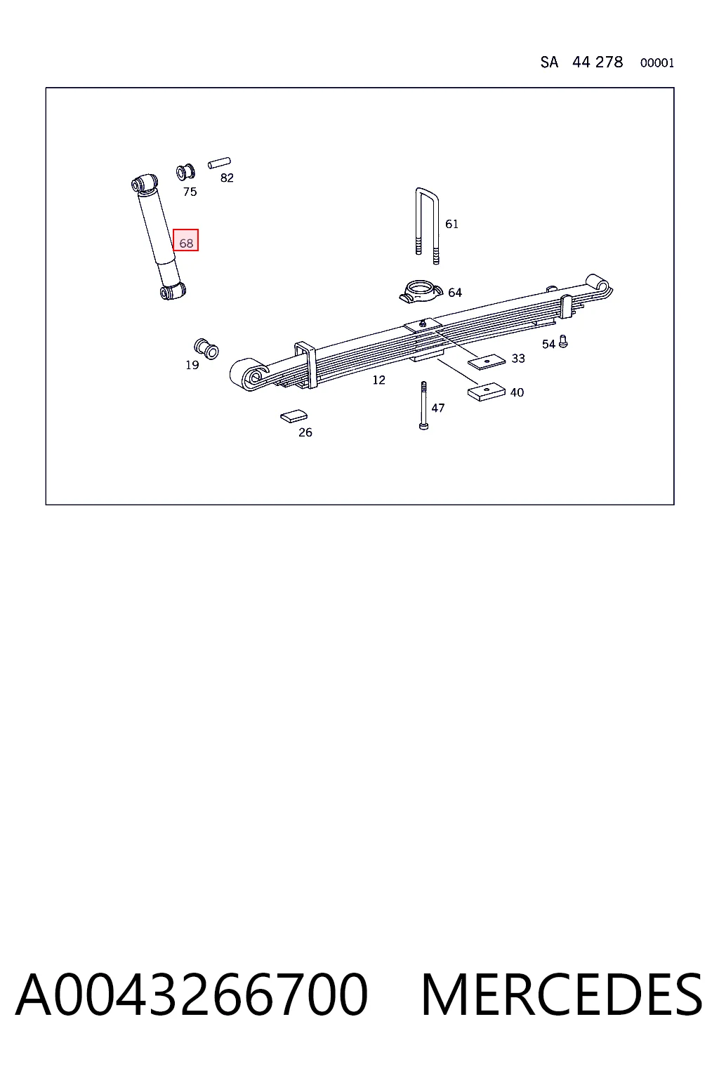 A0043266700 Mercedes