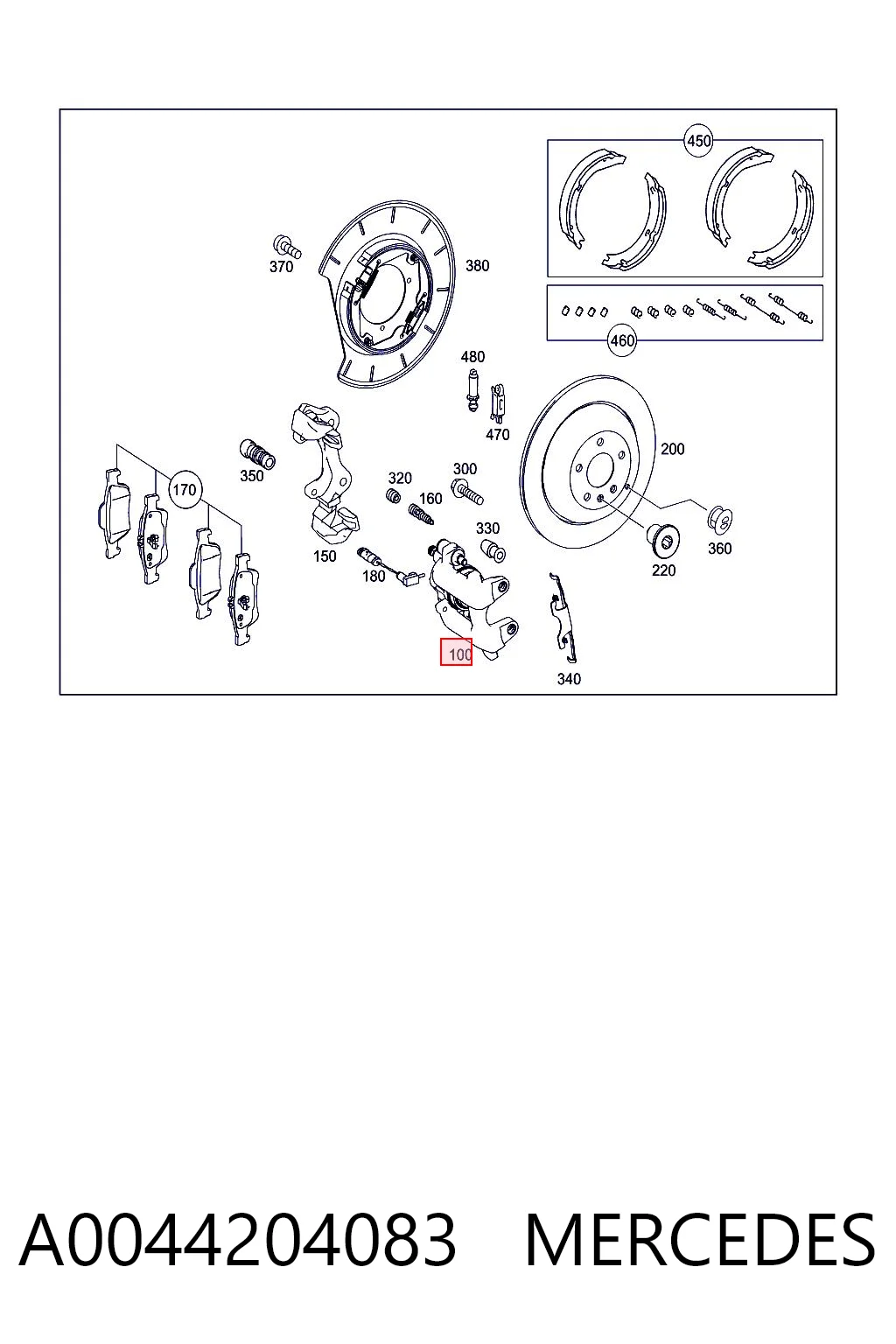 A0044204083 Mercedes