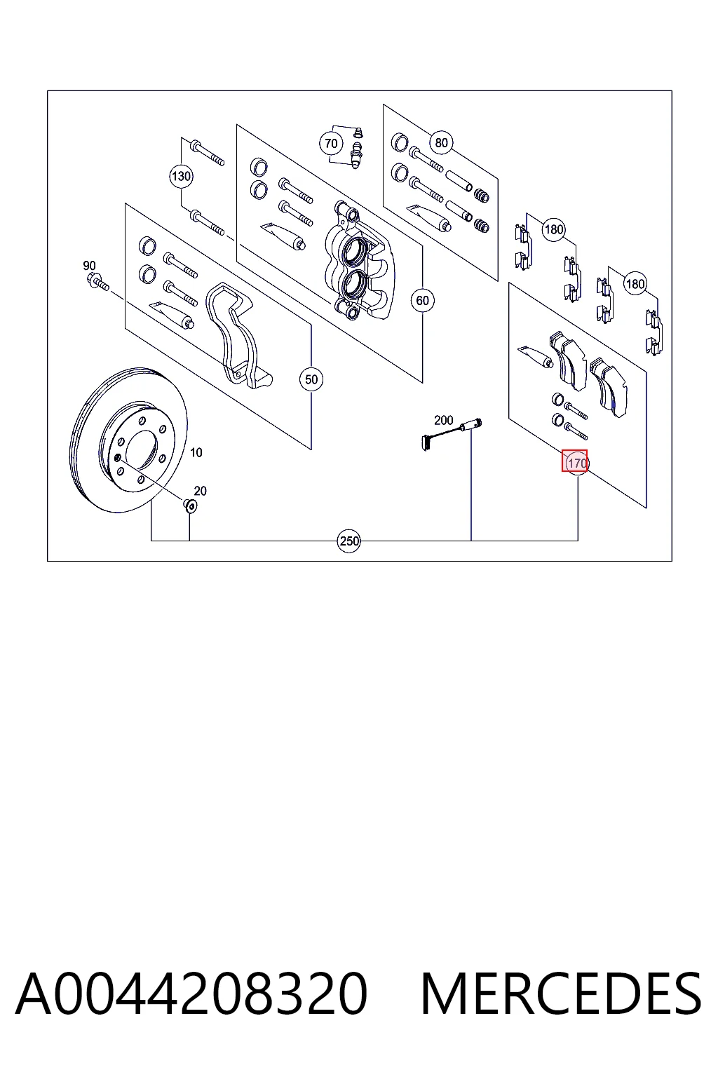 A0044208320 Mercedes