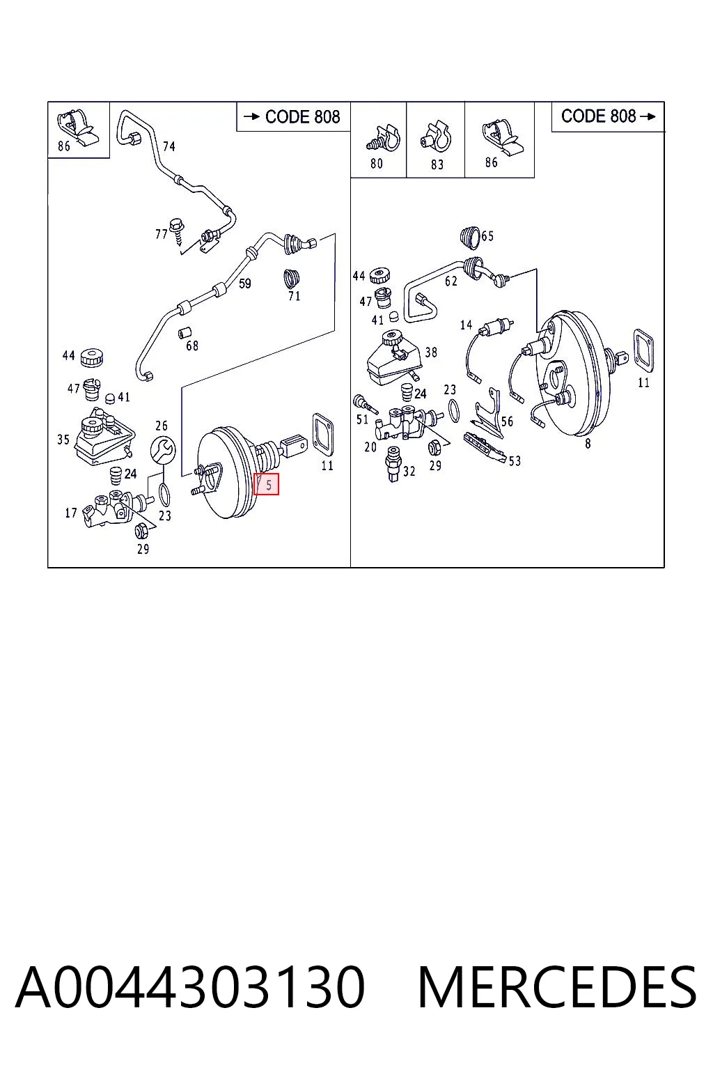 A0044303130 Mercedes
