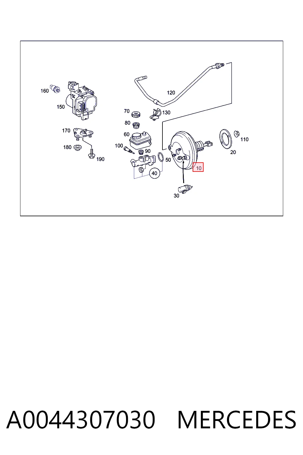 Servofreno Mercedes A hatchback (W168) (1997 - 2004) precio, desde 56,63 EUR