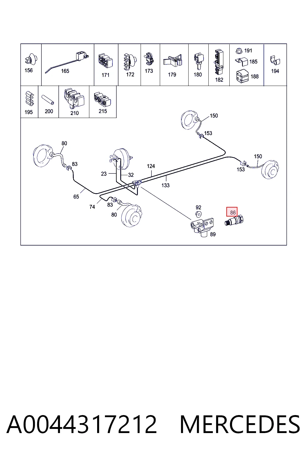 A0044317212 Mercedes