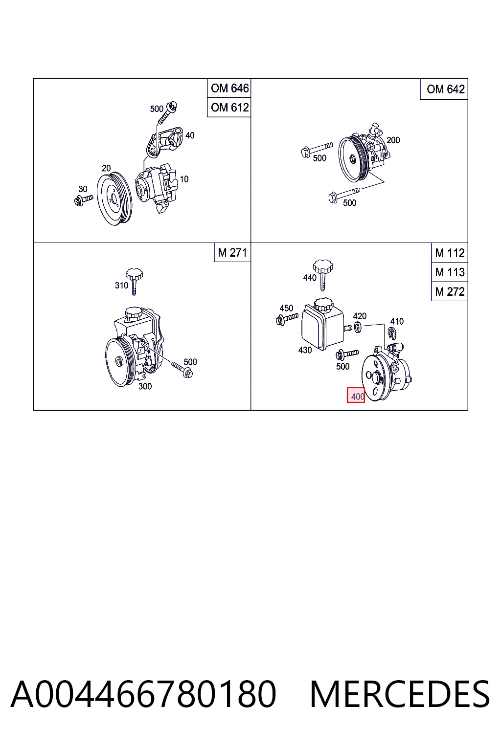 A004466780180 Mercedes