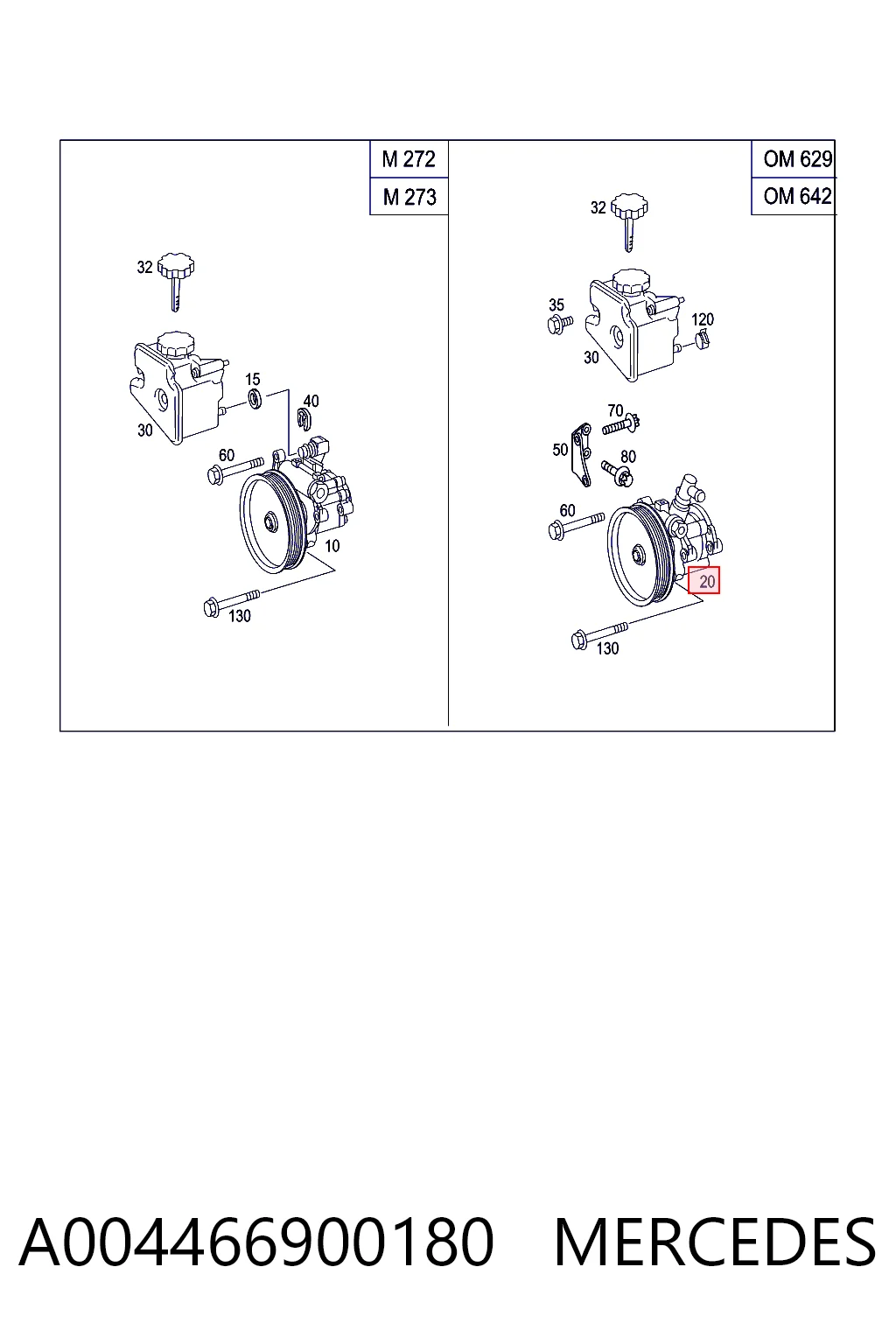 A004466900180 Mercedes