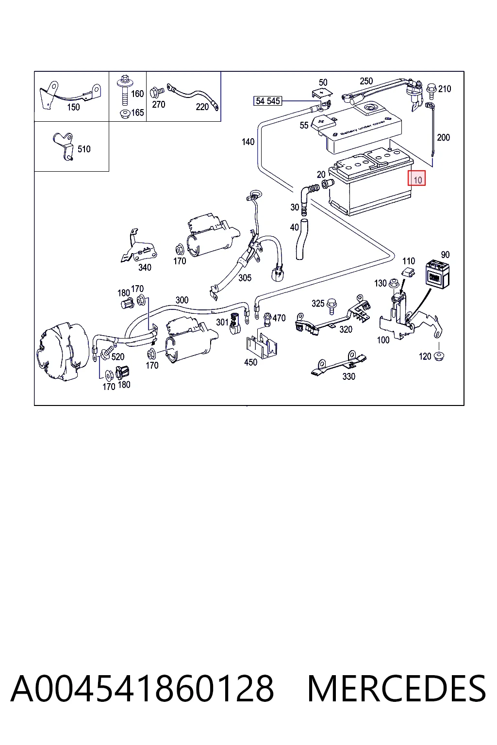 A004541860128 Mercedes