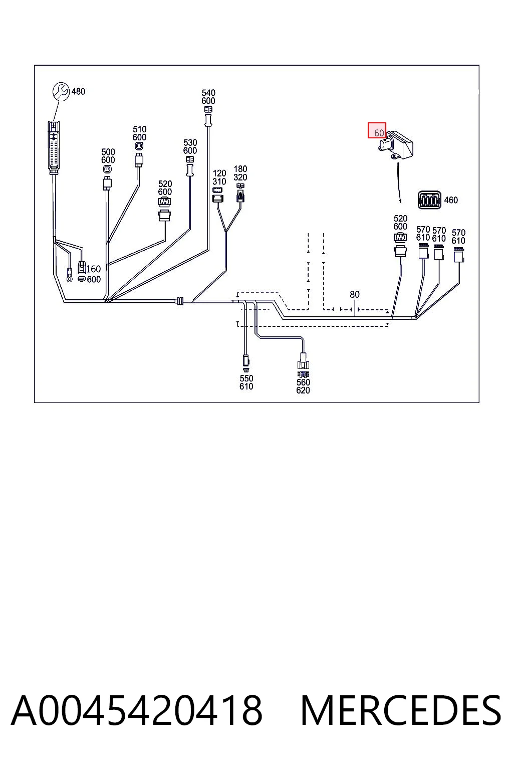 A0045420418 Mercedes