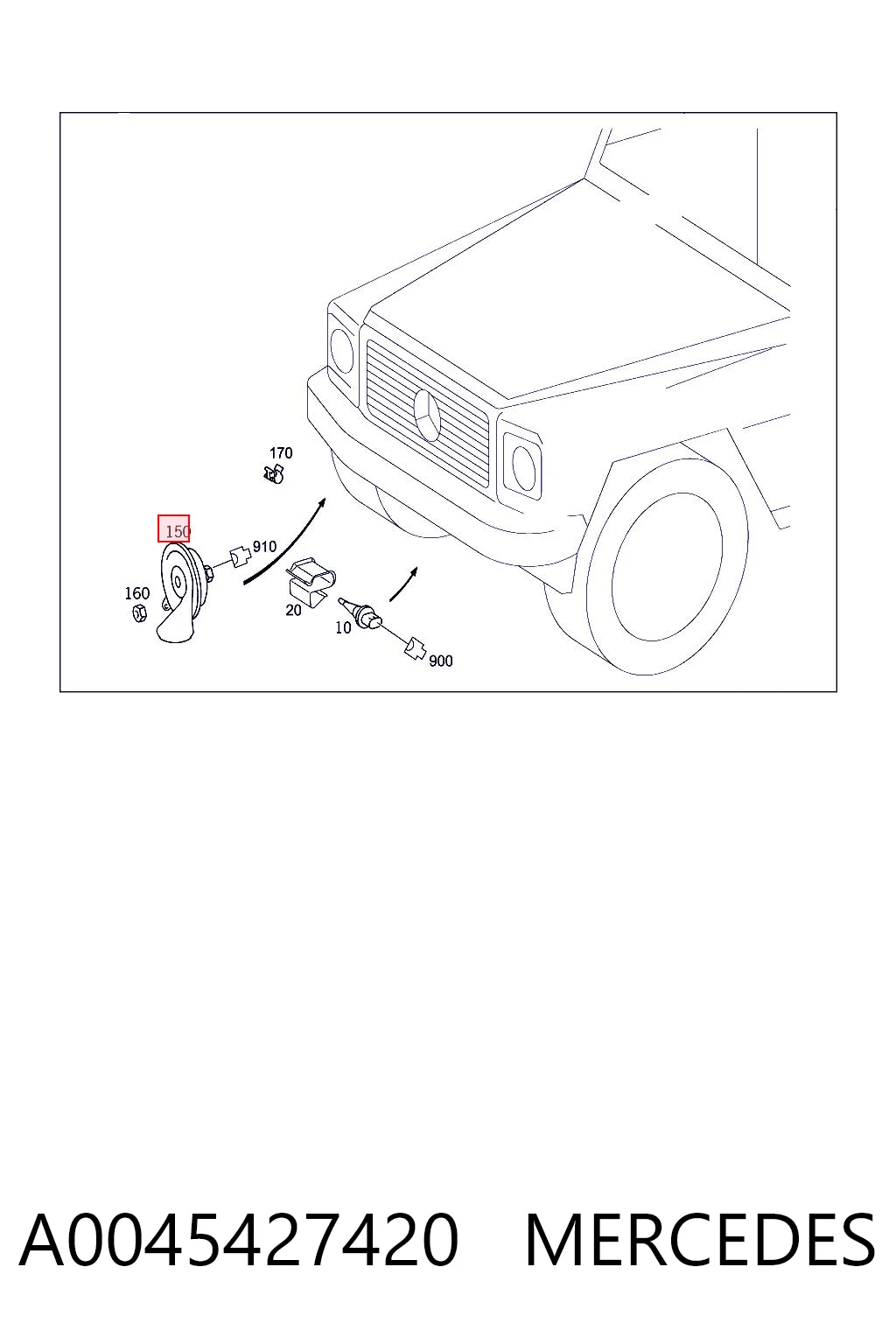 A0045427420 Mercedes