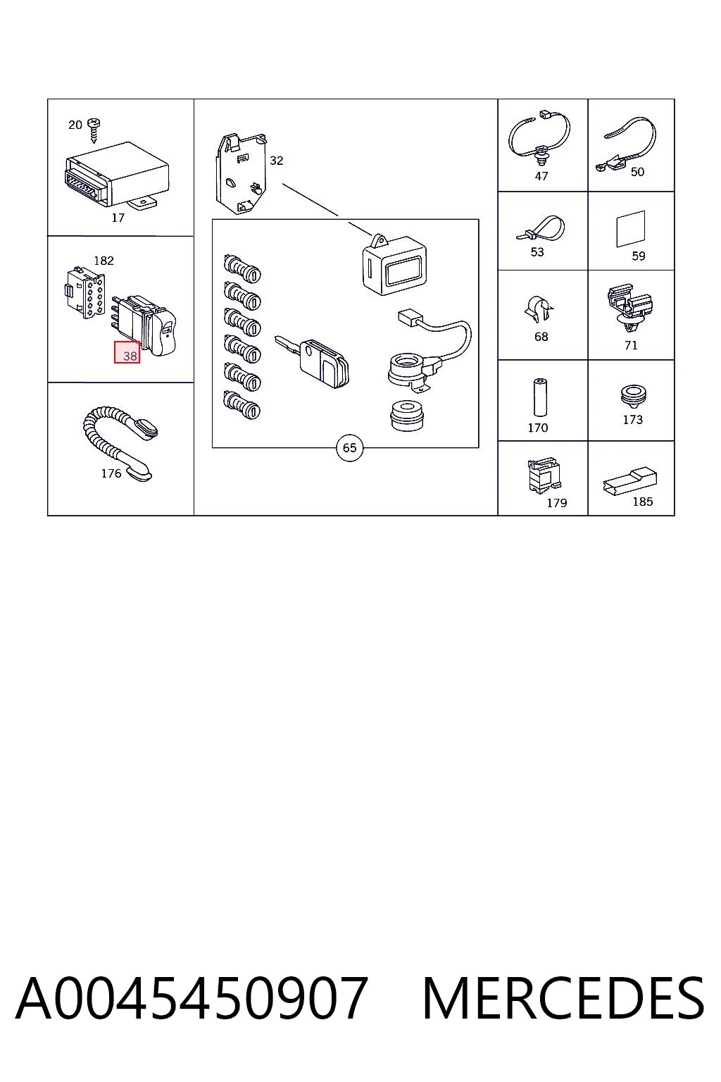 A0045450907 Mercedes