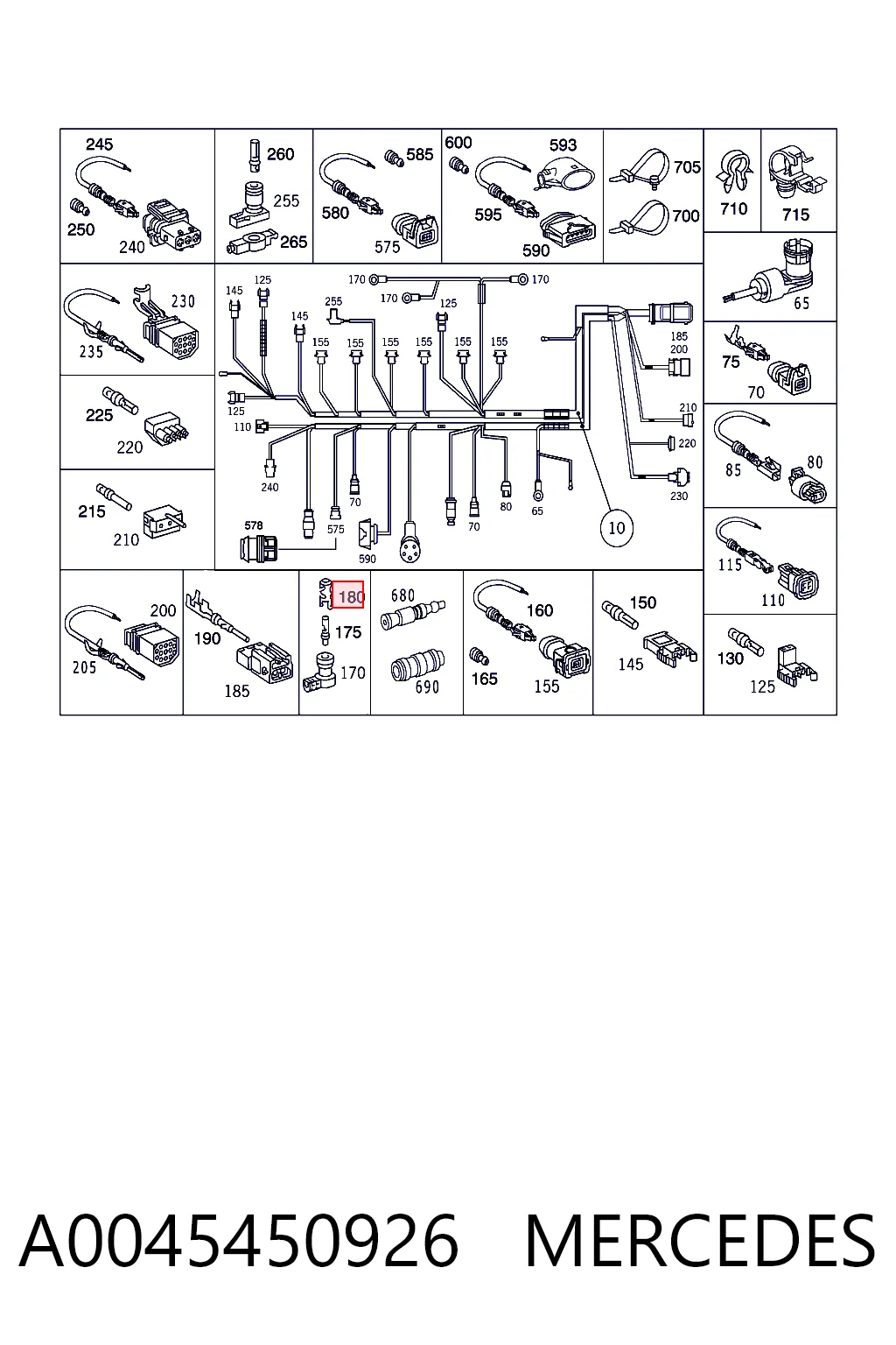 A0045450926 Mercedes