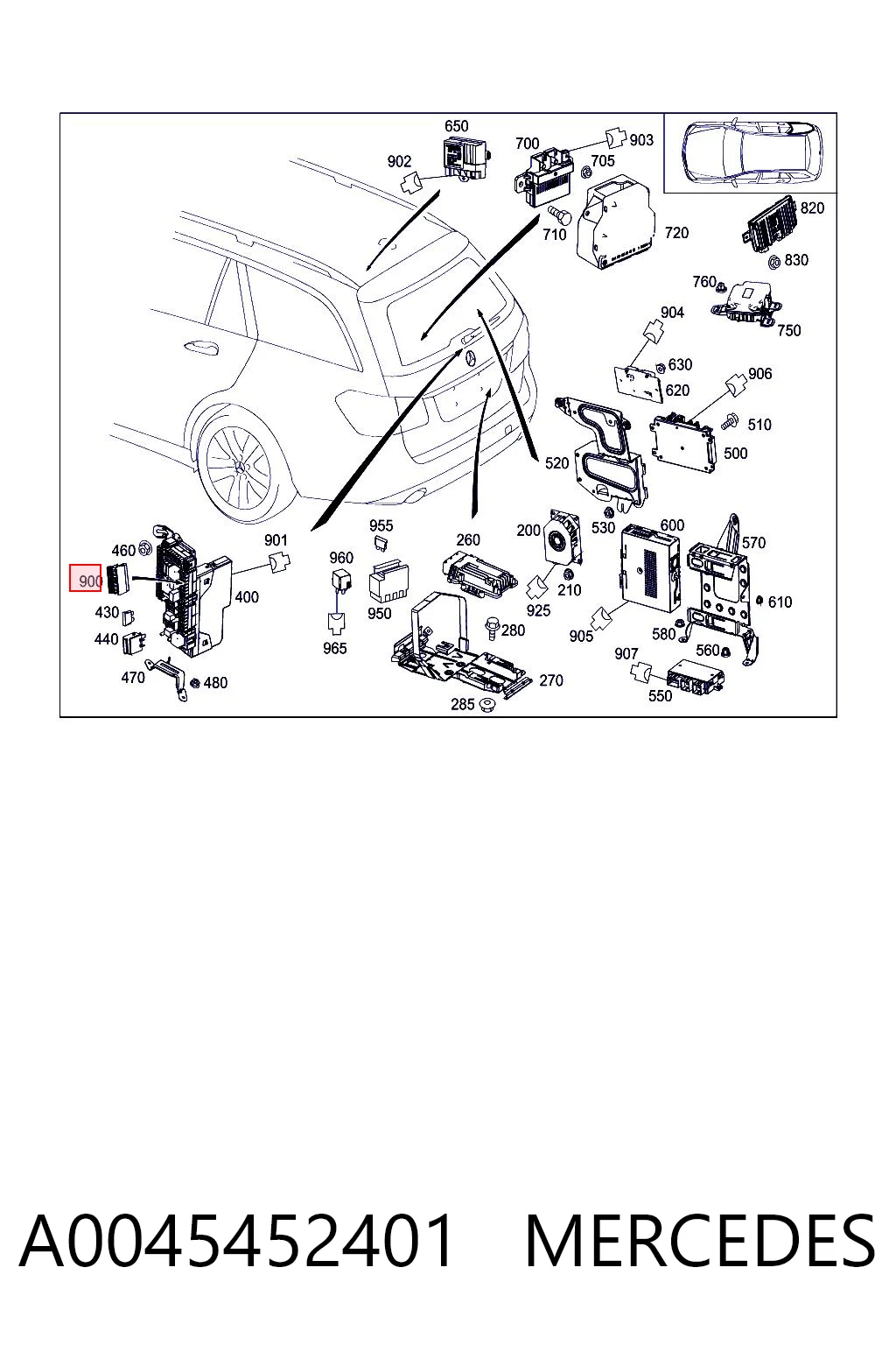 A0045452401 Mercedes