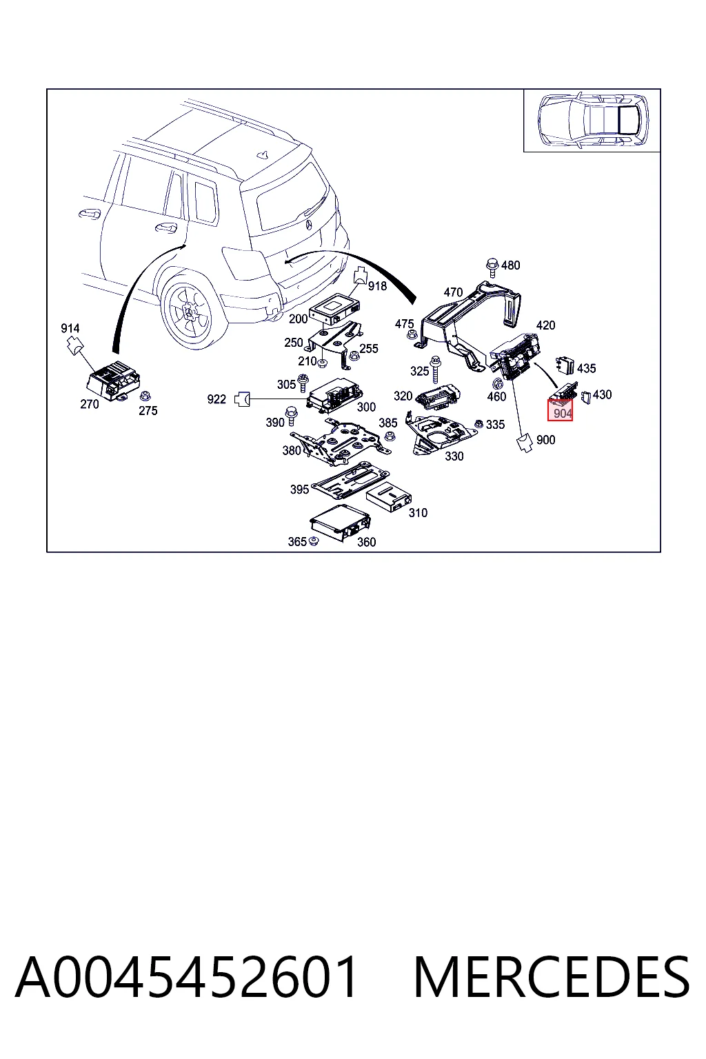 A0045452601 Mercedes