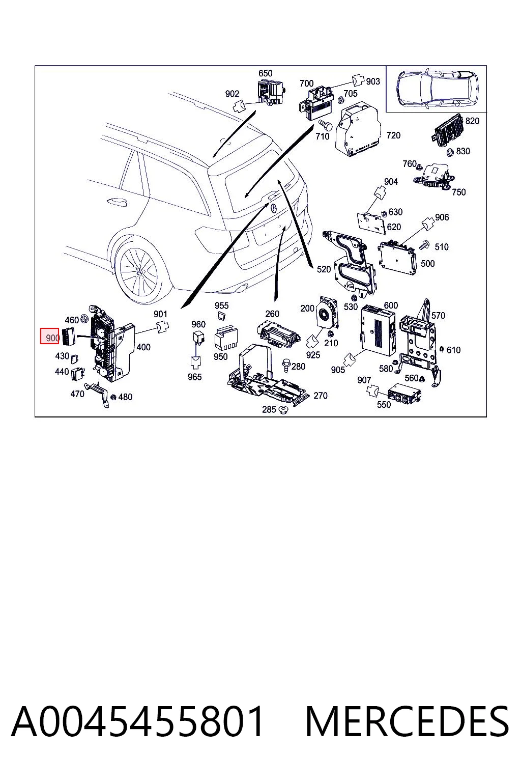 A0045455801 Mercedes