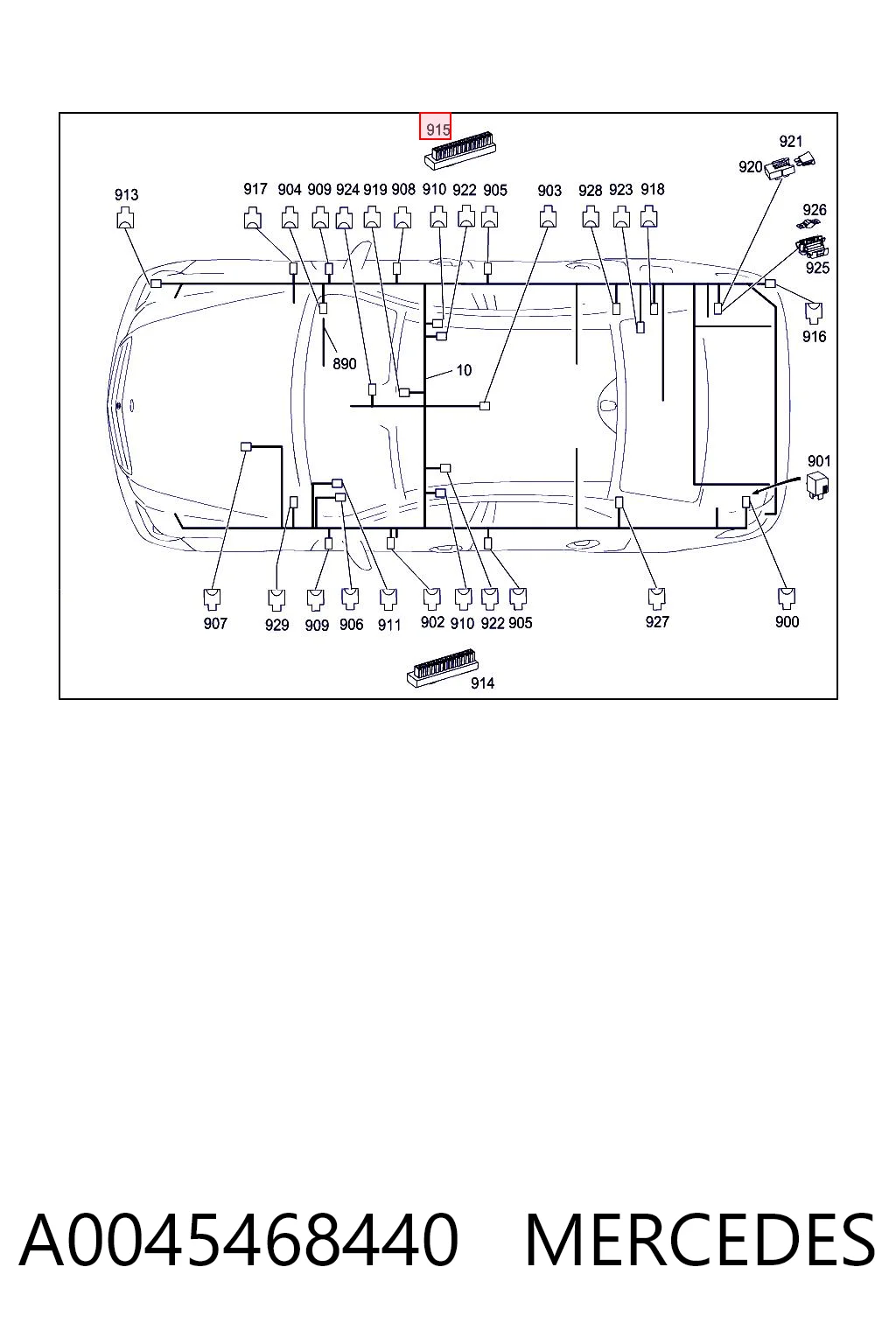 A0045468440 Mercedes